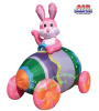 Easter Bunny In EggCar Inflatable